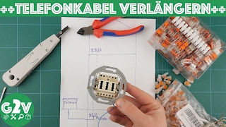 Telefonkabel verlängern - Wago? Lüsterklemmen? / 3M Scotchlok UY2-D / DSL / Telefondose / Anleitung