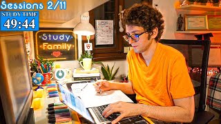 STUDY WITH ME LIVE POMODORO | 12 HOURS | Rain sounds, talk in breaks | Harvard Extension Student