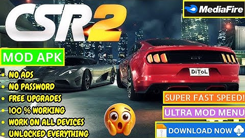 🚗 CSR Racing 2 Mod APK | Unlimited Money & Gold | All Cars Unlocked