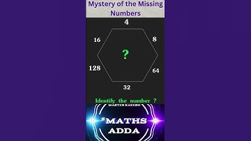 "Mystery of the Missing Numbers | Hexagon Puzzle Challenge" #MATHSADDA