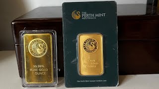 Gold Bullion Authentication | Real vs Replica! The Perth Mint: 1 Ounce Pure Gold Bar