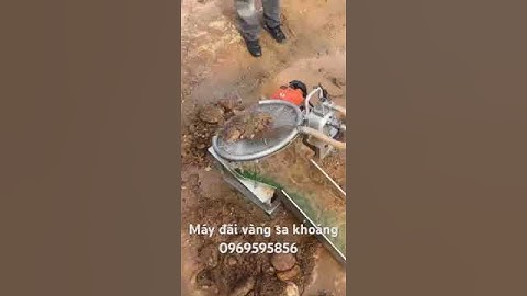 Máy đãi vàng sa khoáng mini #gold #dovang #vangcam #goldmining