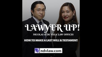 HOW TO MAKE A LAST WILL & TESTAMENT IN THE PHILIPPINES