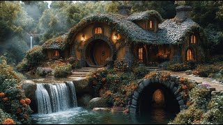 Enchanted Mist: Relaxing Guitar in a Hobbit House Haven
