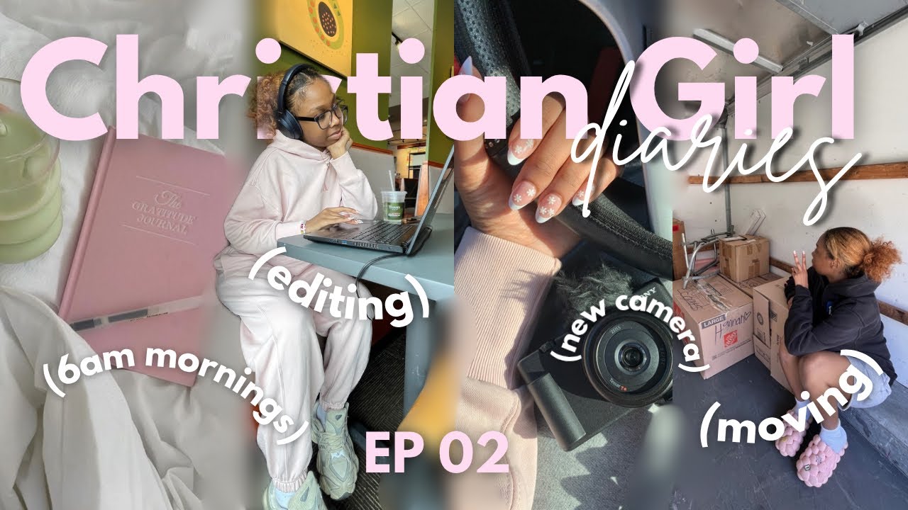 Christian Girl Diaries EP 02: i'm moving?!! girls day out, 6am mornings, gym & healthy girl era 🌱💗