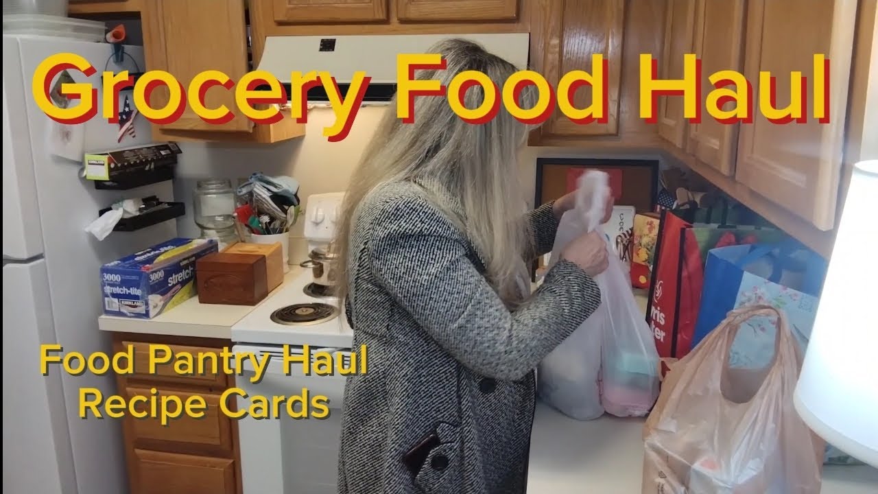 Grocery food bank pantry Haul thrifting for food budget ideas challenge 