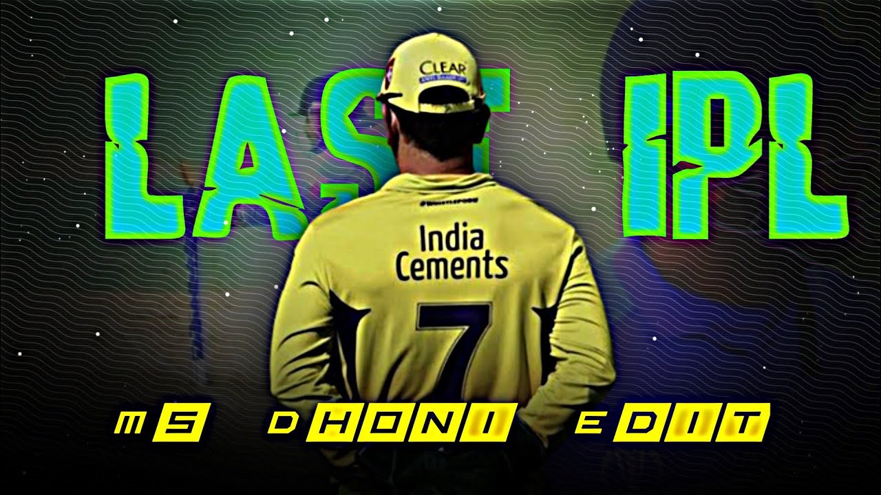 MS DHONI LAST IPL STATUS😢 | MS DHONI STATUS | SAD STATUS 😥| DC EDITZ