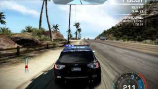 Need For Speed Hot Pursuit ゲームプレイ WRXパトカーで追跡 screenshot 5