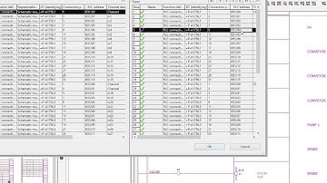 EPLAN PLC IO Address matching Overview and schematics