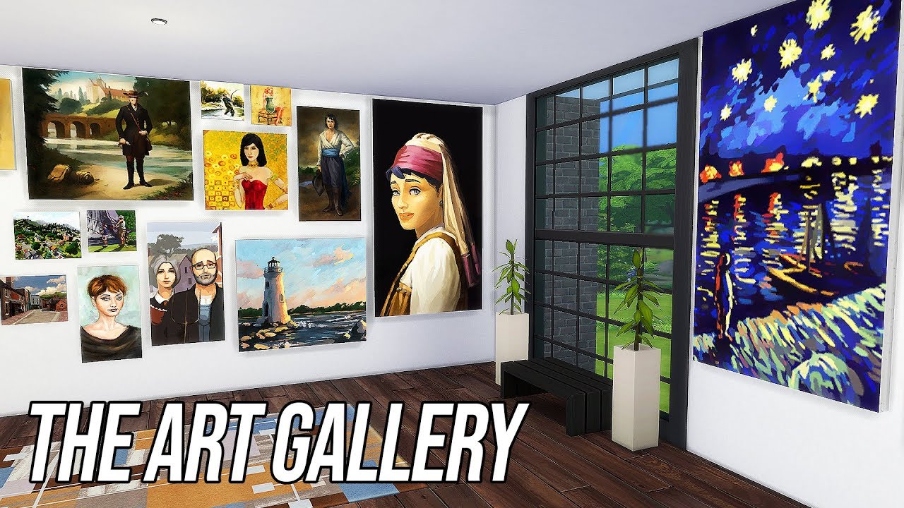 THE ART GALLERY SIMS 4 SPEED BUILD CC FREE YouTube THE ART GALLERY SIMS 4 SPEED BUILD CC FREE YouTube