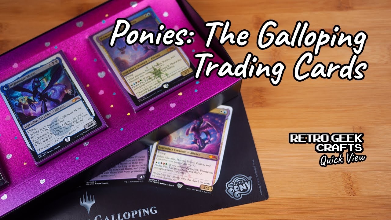 Magic the Gathering + My Little Pony = Ponies The Galloping Trading Cards  Quick View HasbroPlus