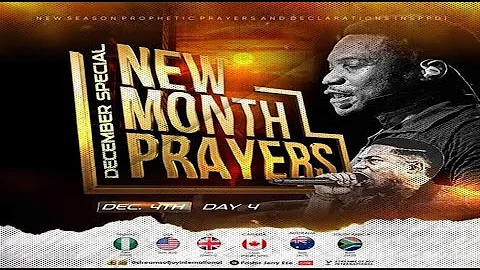 DECEMBER SPECIAL NEW MONTH PRAYERS [DAY 4] || NSPPD || 4TH DECEMBER 2025