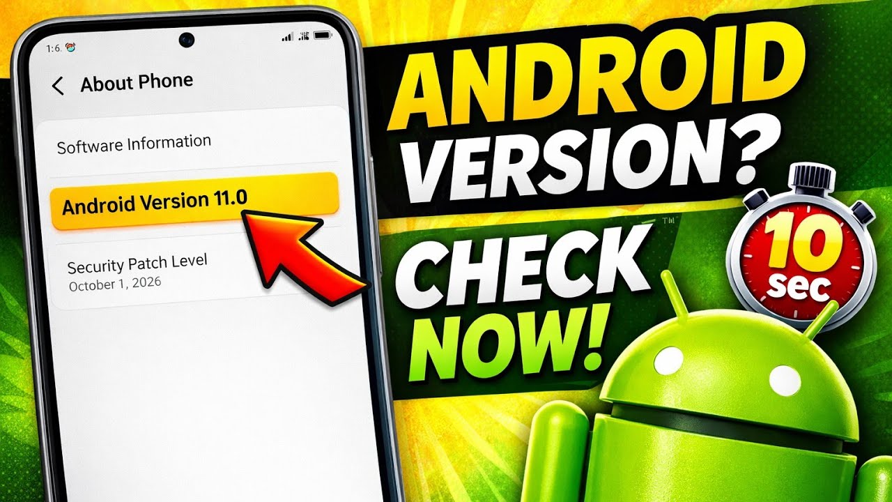 How to Check Android Version on Any Phone (Easy!) - YouTube