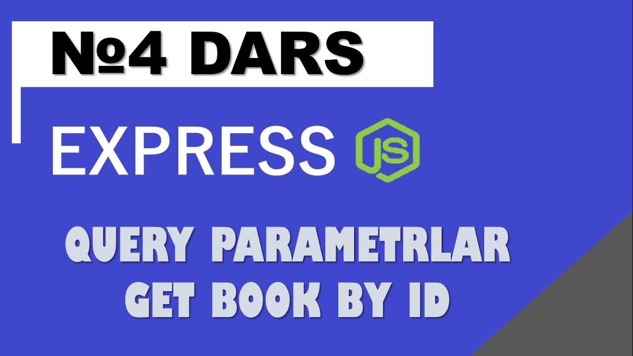 Query parametrlar va id bo'yicha olish