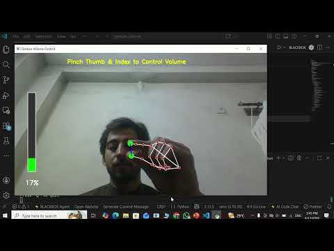 Volume Control by Hand Gesture Using | Python | OpenCV