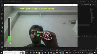 Volume Control by Hand Gesture Using | Python | OpenCV
