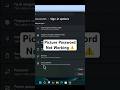Picture Password not working in #Windows11