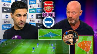 Alan Shearer Reacts to Arteta’s Anger! MOTD Brighton vs Arsenal 3-0 – Gunners Suffer First Defeat 🔥
