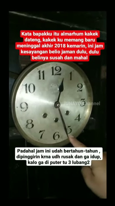 MENGERIKAN TENGAH MALAM JAM INI HIDUP SENDIRI! | JAM TUA FIAG MAURICE WOLF | HOROR STORY