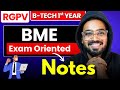 Basic Mechanical Engineering (BME) Notes for Semester Exams | RGPV B.Tech 1st Year