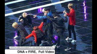 방탄소년단 BTS[4K Rehearsal 리허설 직캠]DNA   FIRE,평창문화올림픽케이팝콘서트 풀캠@171101 락뮤직