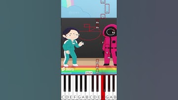 Line Maze Challenge | Squid Game (@fash) - Octave Piano Tutorial