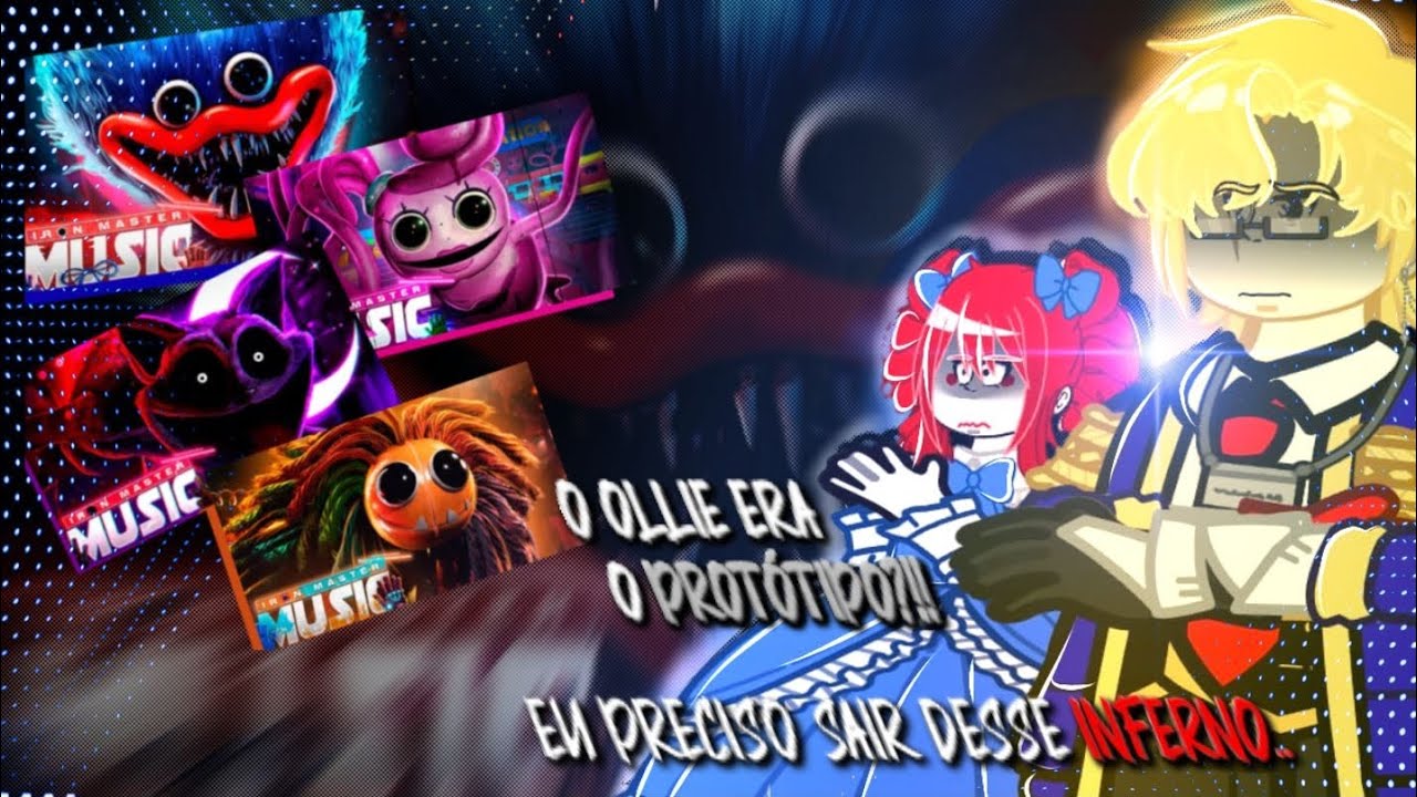 🏭🕷️🐈 4 em 1 Poppy playtime |React a ♪ 4 Raps de Poppy playtime|Iron Master