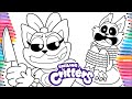 CATNAP Has an EVIL TWIN SISTER?! (NEW Coloring Pages)