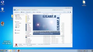 Acctek fiber laser marking machine Ezcad2 12 0 Software installation video