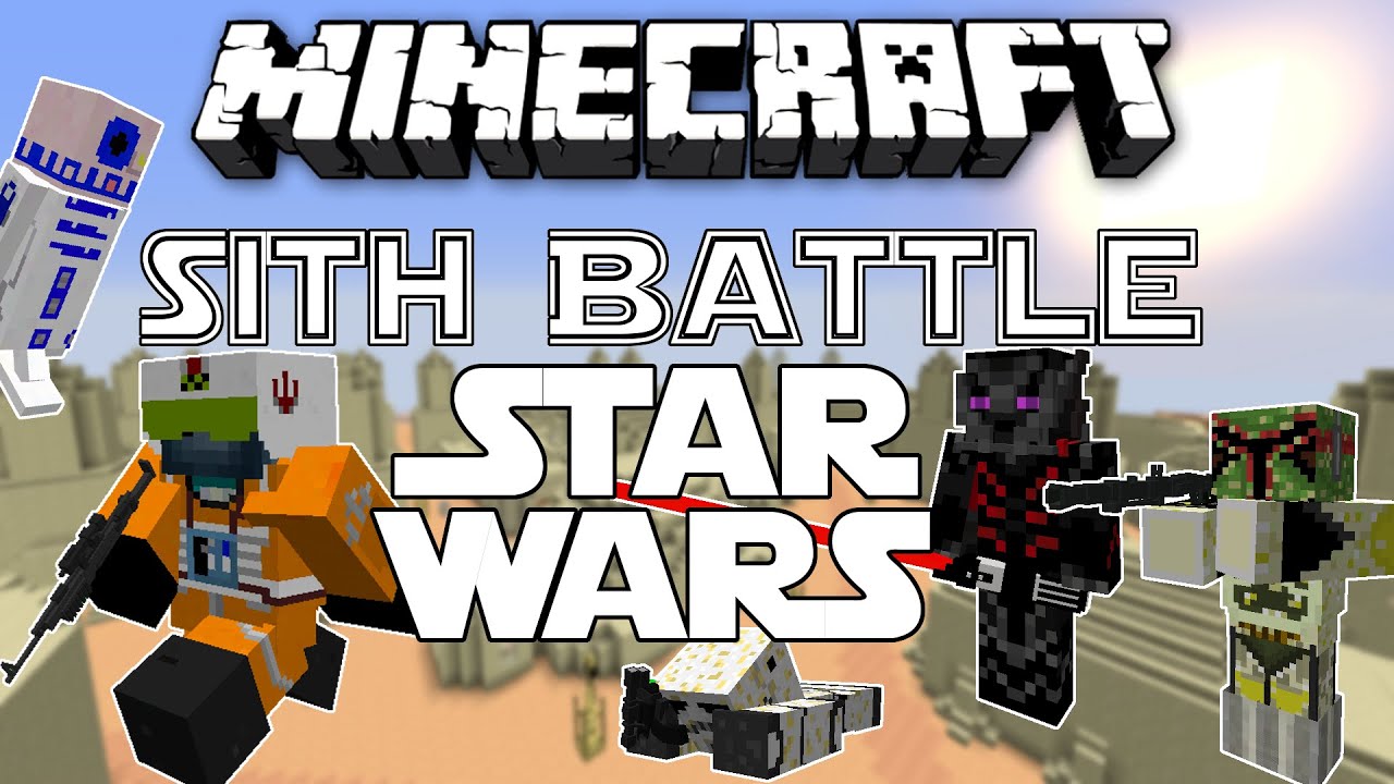 OP Sith Lord!!! MINECRAFT STAR WARS MOD BATTLE Deutsch HD YouTube