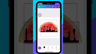 How to do Dripping Effect in Canva | Dripping Effect #shorts #short