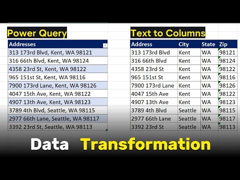 Excel Data Transformation