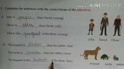 23 6 20  std 3  Sub Grammar  Ch 12 Comparison of Adjectives   Topic   Explanation   Textbook exercis