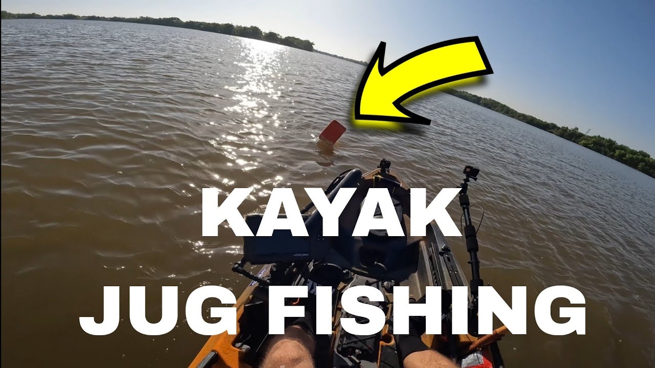 kayak Jug fishing for catfish