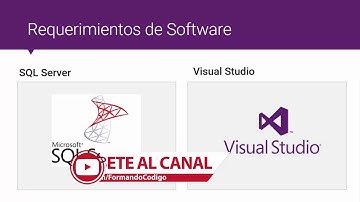 3. Requerimientos de Software | Crea aplicaciones para windows con C# y SQL en 4 Capas