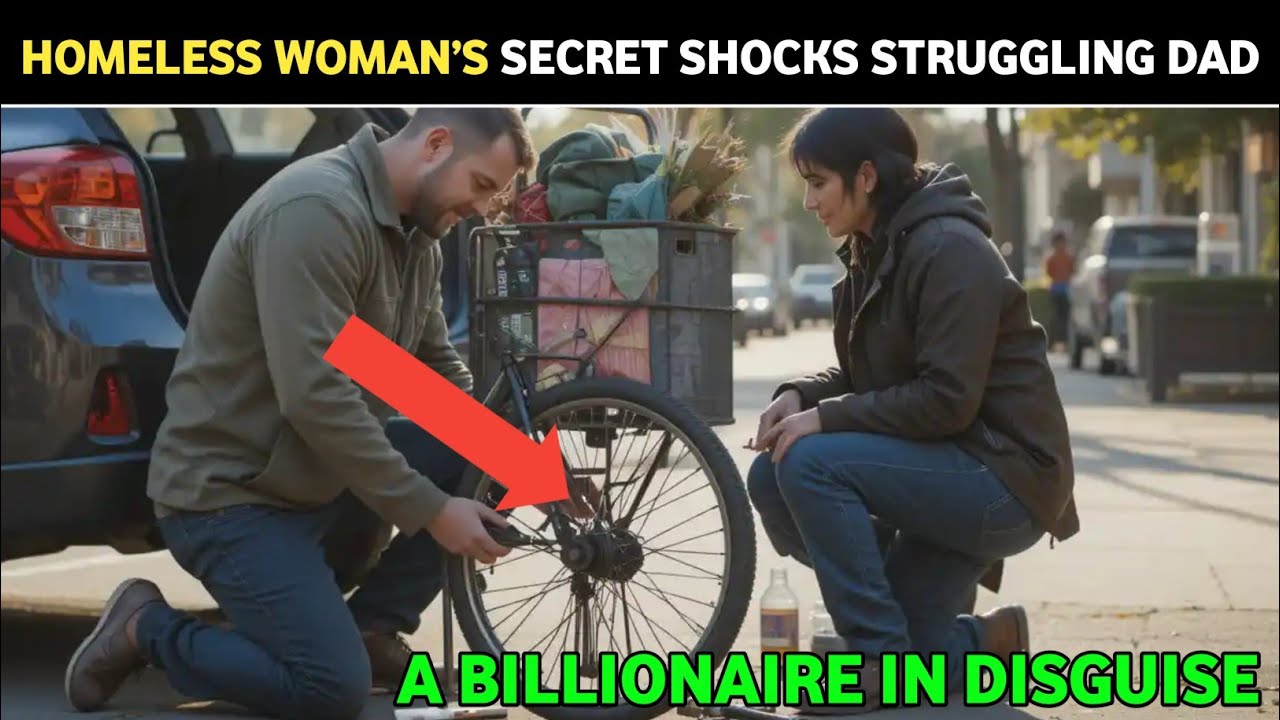 Homeless Woman’s Secret SHOCKS Struggling Dad—A Billionaire in Disguise
