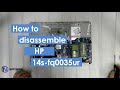Hp 14sfq0035ur  disassembly and cleaning