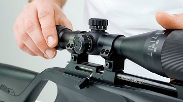 How to mount the rifle scope