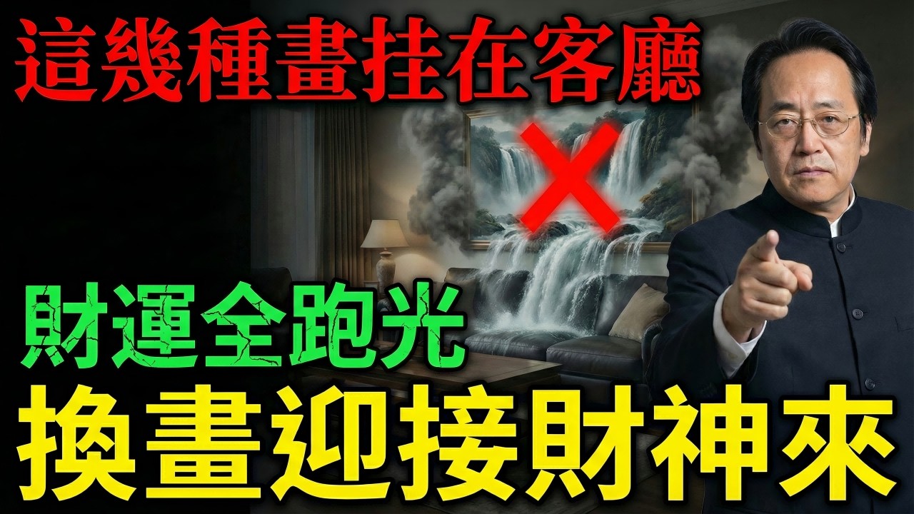 倪海廈揭秘：這幾種畫掛在客廳，不僅嚴重破財，更會牽連兒女運勢！#倪海廈 #倪海厦 #易經 #易經智慧 #風水 #居家風水 #斷捨離 #改運 #畫