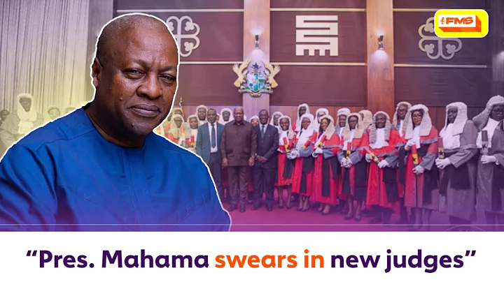 BREAKING: PRESIDENT MAHAMA SWEARS IN JUDGE THAT JAILED ABRONYE & NEW HIGH COURT JUDGES..