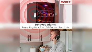 Review: Freezer Door Alarm with Delay When Left Open, Door Chime Window Open Alarm Close Doors...
