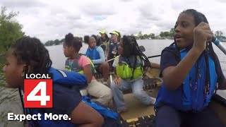 Girl Scouts use outdoor learning on Lake Erie as a floating classroom