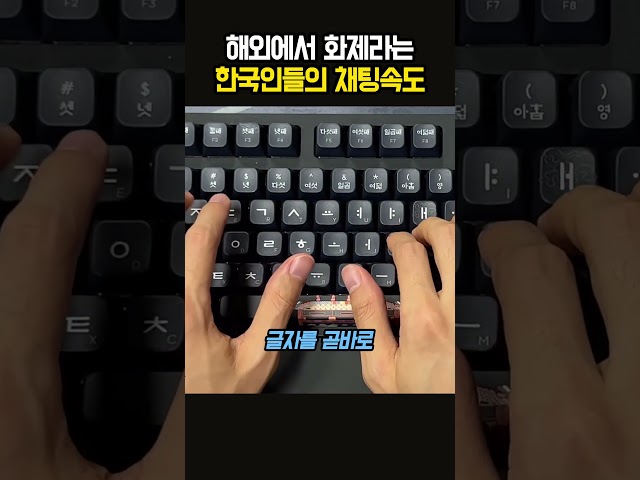 "컴퓨터도 없던 600년 전에 키보드를 예측했다고?" 외국인들 경악한 한국인의 타자 속도