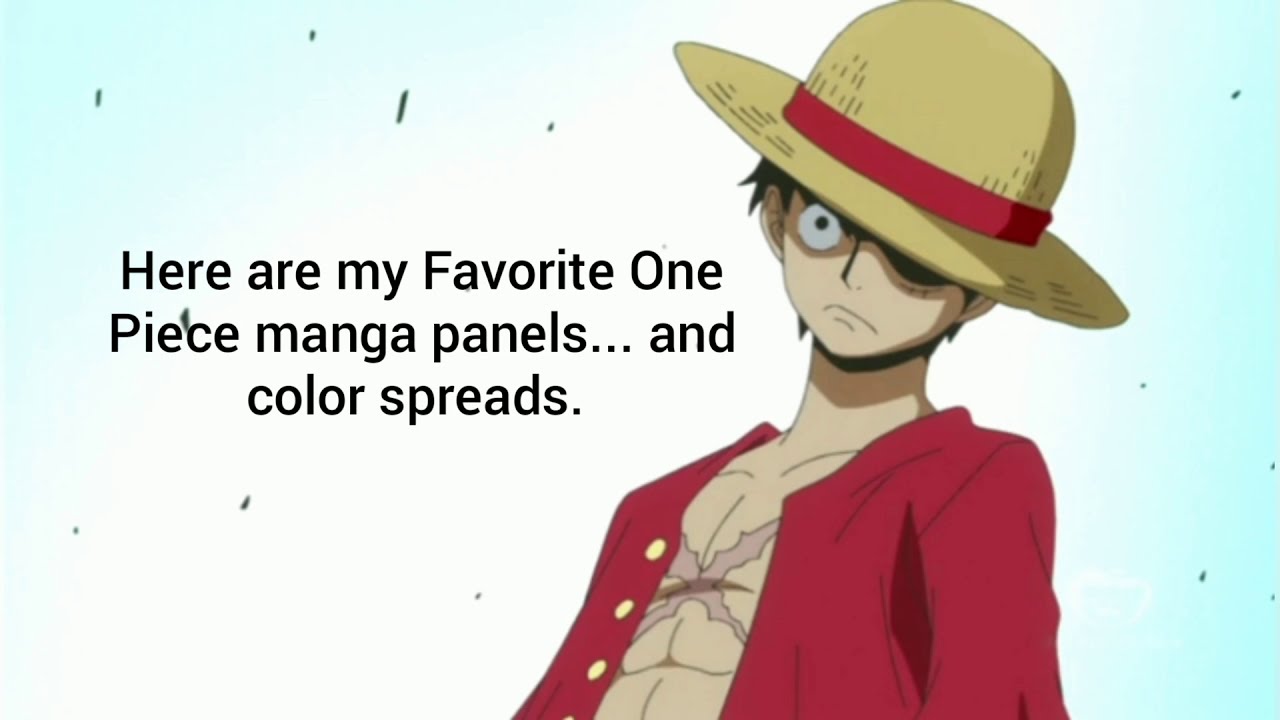 My Favorite One Piece Manga Panels And Color Spreads Youtube