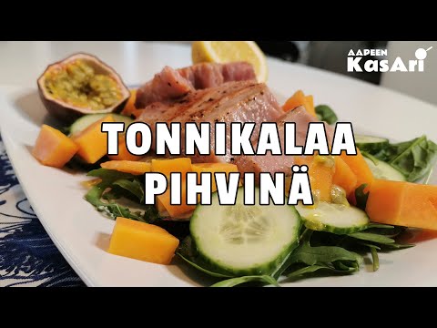 Video: Salaatti Tonnikala-, Kirsikka- Ja Viiriäismunilla - Resepti Valokuvan Kanssa Askel Askeleelta