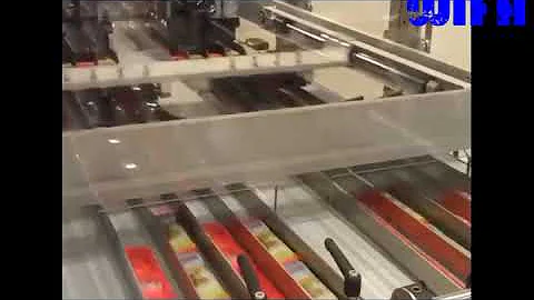 Sachet folding case packer by Wifa