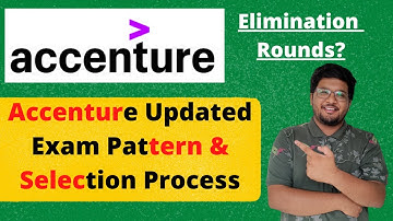 Accenture Updated Exam Pattern & Selection Process | Elimination Rounds 🔥🔥
