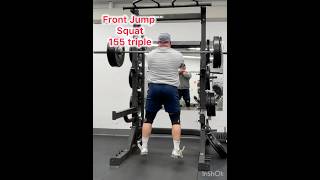 SG RDLs, Front Squats, and Plyos #54yearsold #power #strength