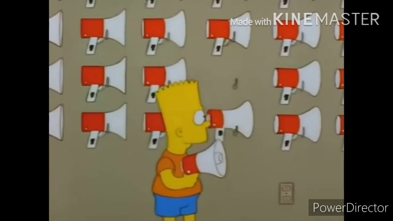 Bart Megaphone with THX "Cow deep note" YouTube