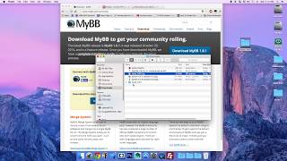 How to install a MyBB Forum